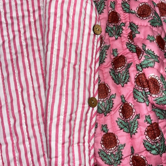 Quilted Jacket Short Kimono - Picture 5 of 9